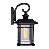 0411W10-1-101 Blackburn 1 Light Outdoor Black Wall Lantern