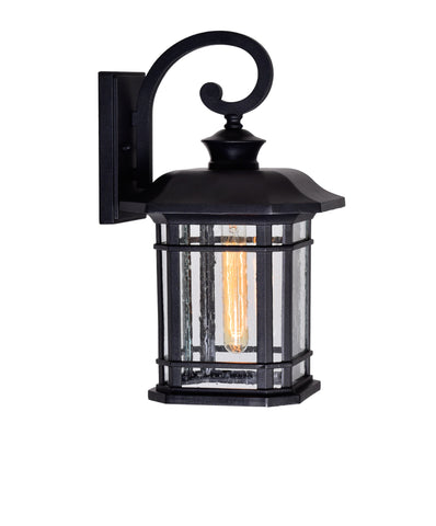 0411W10-1-101 Blackburn 1 Light Outdoor Black Wall Lantern