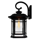 0411W11-1-101 Blackburn 1 Light Black Outdoor Wall Light