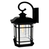 0411W11-1-101 Blackburn 1 Light Black Outdoor Wall Light