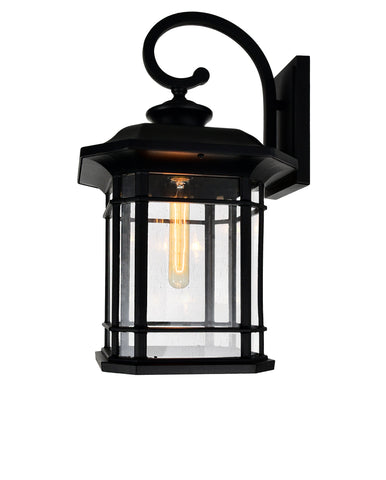 0411W11-1-101 Blackburn 1 Light Black Outdoor Wall Light