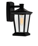 0413W7-1-101 Leawood 1 Light Black Outdoor Wall Light