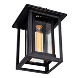 0414P10-1-101 Winfield 1 Light Black Outdoor Hanging Light