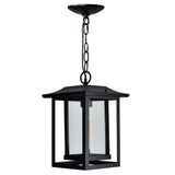 0414P10-1-101 Winfield 1 Light Black Outdoor Hanging Light