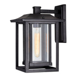 0414W10-1-101 Winfield 1 Light Black Outdoor Wall Light