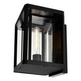 0415W7-1-101 Mulvane 1 Light Black Outdoor Wall Light