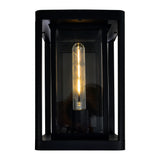 0415W7-1-101 Mulvane 1 Light Black Outdoor Wall Light