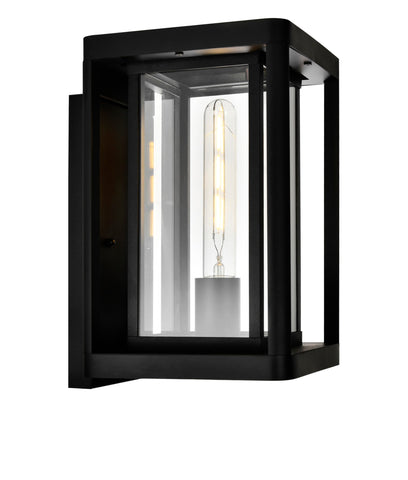 0415W7-1-101 Mulvane 1 Light Black Outdoor Wall Light