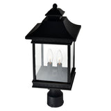 0416PT9-2-101 Cleveland 2 Light Black Outdoor Lantern Head