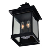 0416W9-A-2-101 Cleveland 2 Light Black Outdoor Wall Light