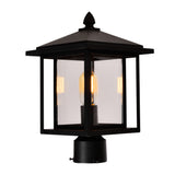 0417PT9-1-101 Crawford 1 Light Black Outdoor Lantern Head