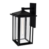 0417W11-1-101 Crawford 1 Light Black Outdoor Wall Light