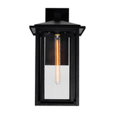 0417W11-1-101 Crawford 1 Light Black Outdoor Wall Light