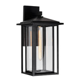 0417W11-1-101 Crawford 1 Light Black Outdoor Wall Light