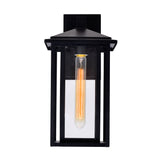 0417W7-1-101 Crawford 1 Light Black Outdoor Wall Light1