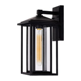 0417W7-1-101 Crawford 1 Light Black Outdoor Wall Light1