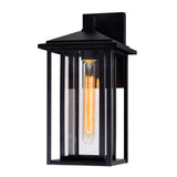 0417W7-1-101 Crawford 1 Light Black Outdoor Wall Light1