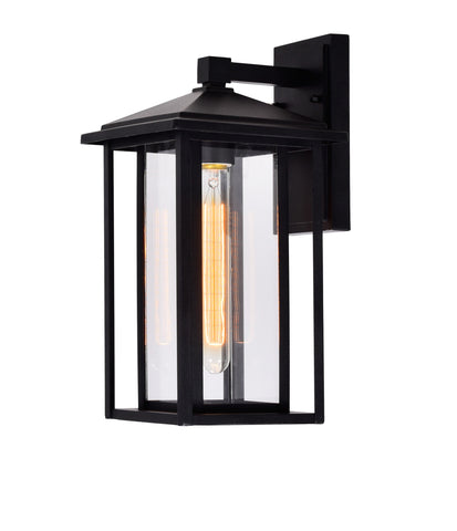 0417W7-1-101 Crawford 1 Light Black Outdoor Wall Light1