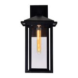 0417W9-1-101 Crawford 1 Light Black Outdoor Wall Light