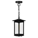 0422P7-1-101 Oakwood 1 Light Outdoor Black Pendant