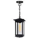 0422P7-1-101 Oakwood 1 Light Outdoor Black Pendant