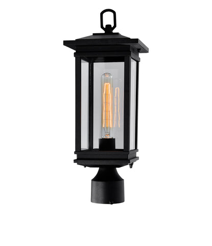 0422PT7-1-101 Oakwood 1 Light Outdoor Black Lantern Head