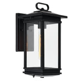 0422W7-1-101 Oakwood 1 Light Outdoor Black Wall Lantern