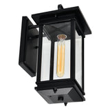 0422W7-1-101 Oakwood 1 Light Outdoor Black Wall Lantern