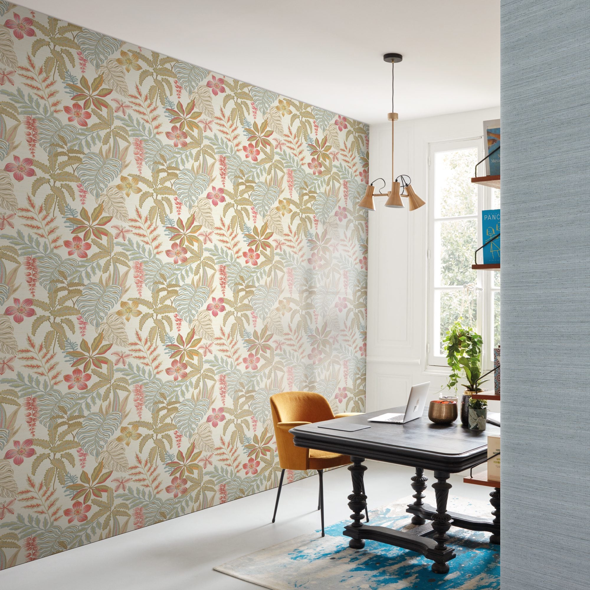 ぷわぁページ 10013 44W9581 Floral Textured Vinyl Wallpaper – wallcoveringsmart