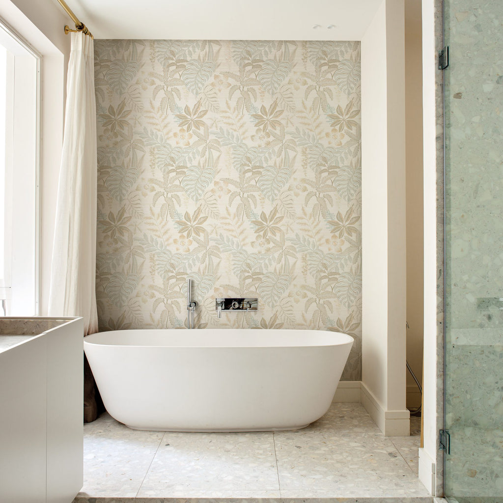 10013 70W9581 Floral Textured Vinyl Wallpaper wallcoveringsmart