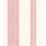 1014-001831 Brynn Pink Paisley Stripe Wallpaper