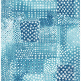 1014-001862 Flower Power Green Patchwork Wallpaper