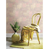 1014-001864 Flower Power Pink Patchwork Wallpaper