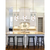 1020P12-8-602 Arya 8 Light Pendant With Satin Gold Finish