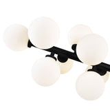 1020P36-16-101 Arya 16 Light Chandelier With Black Finish