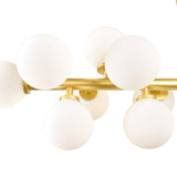 1020P36-16-602 Arya 16 Light Chandelier With Satin Gold Finish