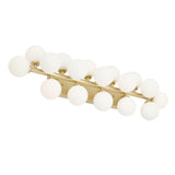 1020W36-17-602 Arya 17 Light Wall Sconce With Satin Gold Finish