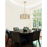 1026P23-6-193 Belinda 6 Light Chandelier With Champagne Finish