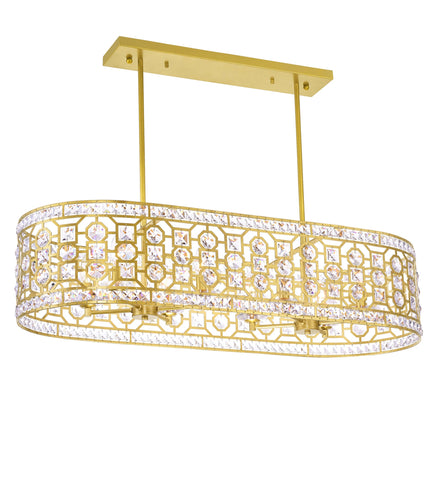 1026P41-8-193 Belinda 8 Light Chandelier With Champagne Finish