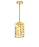 1026P7-1-193 Belinda 1 Light Pendant With Champagne Finish