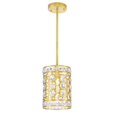 1026P7-1-193 Belinda 1 Light Pendant With Champagne Finish