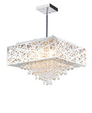 1032P18-9-601-S Eternity 9 Light Chandelier With Chrome Finish