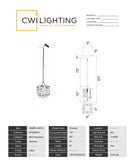 1032P6-1-601-S Eternity 1 Light Pendant With Chrome Finish