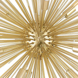 1034P30-9-620 Savannah 9 Light Chandelier With Gold Leaf Finish