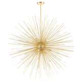 1034P40-14-620 Savannah 14 Light Chandelier With Gold Leaf Finish