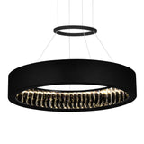 1040P20-101 Rosalina LED Chandelier With Matte Black Finish