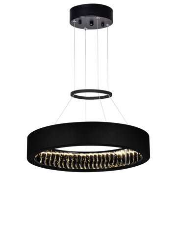 1040P20-101 Rosalina LED Chandelier With Matte Black Finish