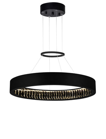 1040P26-101 Rosalina LED Chandelier With Matte Black Finish