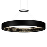 1040P32-101-O Rosalina LED Chandelier With Matte Black Finish