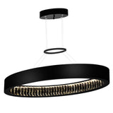 1040P32-101-O Rosalina LED Chandelier With Matte Black Finish